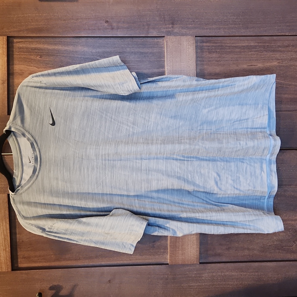 Mens Nike Heather Grey Dri-Fit